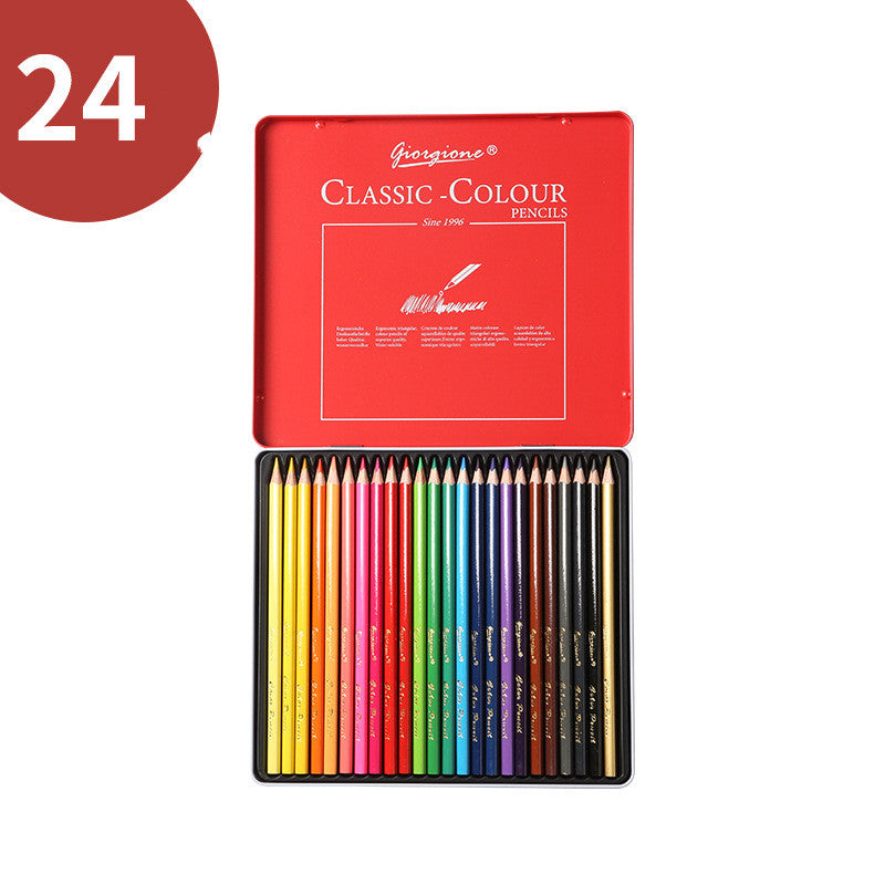 Oil Color Pencil Set Color Triangle Painting