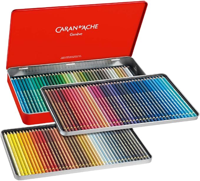 Caran d'Ache Pablo Colored Pencil Set Of 120 Metal Box (666.420)