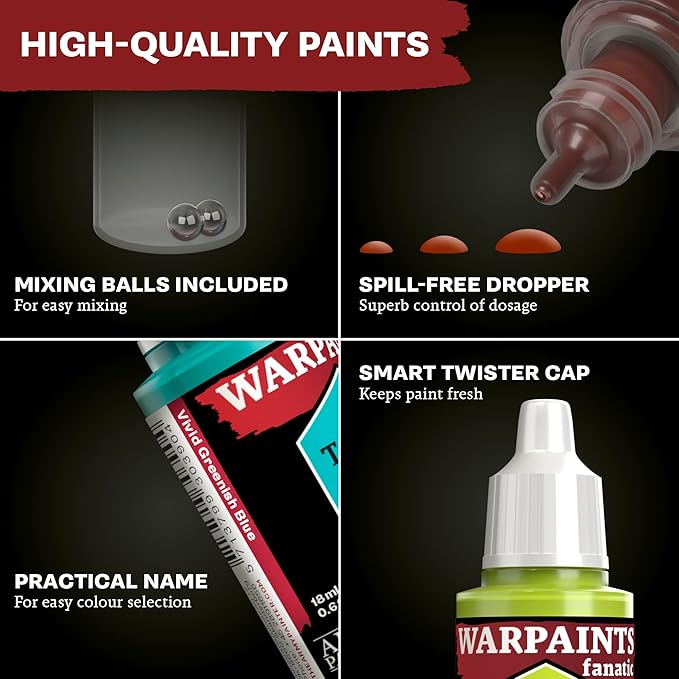 The Army Painter Warpaints Fanatic Mega Set, 50 Paints