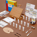 MEEDEN Oil Painting Kit, Painting Sets with Sketch Easel Box