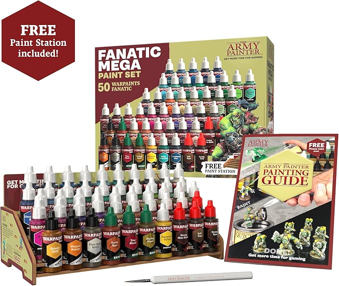 The Army Painter Warpaints Fanatic Mega Set, 50 Paints