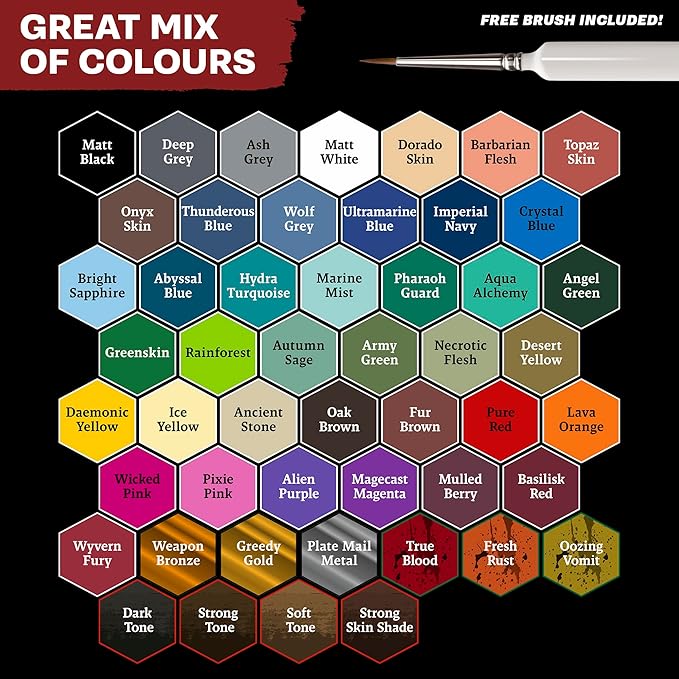 The Army Painter Warpaints Fanatic Mega Set, 50 Paints