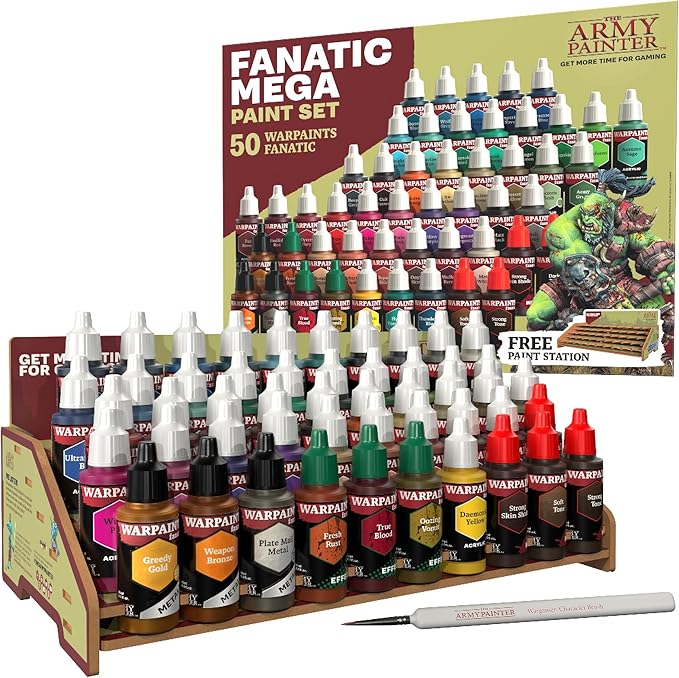 The Army Painter Warpaints Fanatic Mega Set, 50 Paints