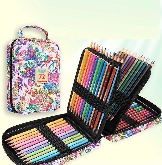 72 Color Mixed Color Lead Set, Color Skin Color Carbon Pen, Handheld Drawing Pencil
